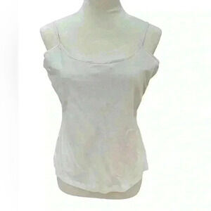 Tribal Women’s XL Cream Spaghetti Strap Tank Shelf Bra